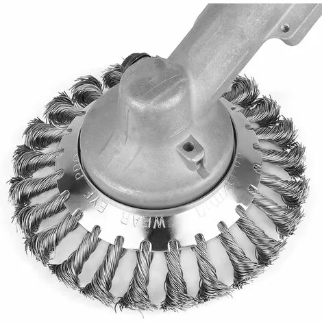 OCXIN Débroussailleuse De Désherbage, Brosse Ronde Pour Diamètre De Sol De 150 Mm, Brosse De Désherbage Pour Débroussailleuse Coupe-herbe De Jardin En Brique, élimination De L'herbe, Alésage De 25,4 Mm 3 OCXIN Débroussailleuse De Désherbage, Brosse Ronde Pour Diamètre De Sol De 150 Mm, Brosse De Désherbage Pour Débroussailleuse Coupe-herbe De Jardin En Brique, élimination De L'herbe, Alésage De 25,4 Mm