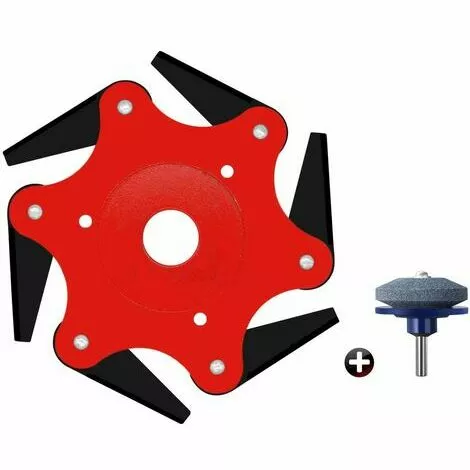 FVO Tête De Coupe Extérieure Lame De Débroussailleuse 65Mn Accessoires De Tête De Tondeuse À Gazon 6 Remplacement De La Tondeuse De Rasoir En Acier Avec Affûteuse De Lame (Kits D'Adaptateur Non Inclus) 3 FVO Tête De Coupe Extérieure Lame De Débroussailleuse 65Mn Accessoires De Tête De Tondeuse À Gazon 6 Remplacement De La Tondeuse De Rasoir En Acier Avec Affûteuse De Lame (Kits D'Adaptateur Non Inclus)