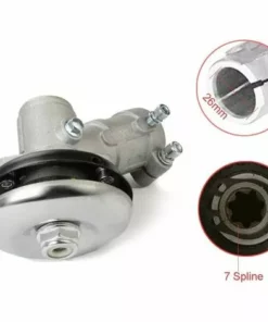 YIENJAOY Tête De Débroussailleuse , AGILITY Renvoi D'angle Debroussailleuse 26mm, Tête D'engrenage Debroussailleuse Universelle Boîte De Vitesse De Tondeuse à Gazon Pour Coupe Herbe/Tronconneuse (26mm, Rond De 7 Dents) -Débroussailleuse Soldes Magasin 67145536 4