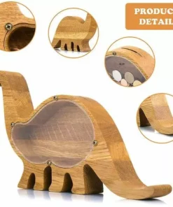 DECKON Animal En Bois Forme De Dinosaure Piggy Bank Money Saving Box Enfants Cadeau Décoration De La Maison Brachiosaurus 10 DECKON Animal En Bois Forme De Dinosaure Piggy Bank Money Saving Box Enfants Cadeau Décoration De La Maison Brachiosaurus -DĂ©broussailleuse Soldes Magasin 67240891 4