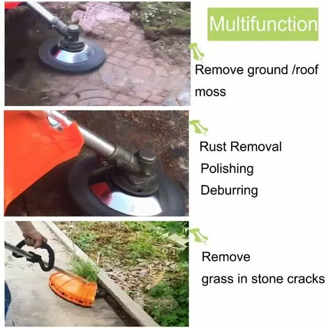 ALMI 6 Pouces(150mm*25.4mm) Tête Brosse Désherbage Pour Jardin Brique Route Pavage Joints Moss Rouille élimination 5 ALMI 6 Pouces(150mm*25.4mm) Tête Brosse Désherbage Pour Jardin Brique Route Pavage Joints Moss Rouille élimination – Image 3