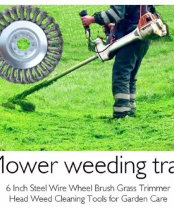 ALMI 6 Pouces(150mm*25.4mm) Tête Brosse Désherbage Pour Jardin Brique Route Pavage Joints Moss Rouille élimination 10 ALMI 6 Pouces(150mm*25.4mm) Tête Brosse Désherbage Pour Jardin Brique Route Pavage Joints Moss Rouille élimination -Débroussailleuse Soldes Magasin 67257113 4