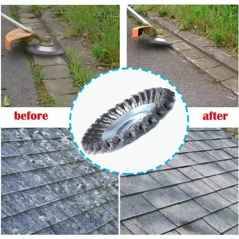 ALMI 6 Pouces(150mm*25.4mm) Tête Brosse Désherbage Pour Jardin Brique Route Pavage Joints Moss Rouille élimination 7 ALMI 6 Pouces(150mm*25.4mm) Tête Brosse Désherbage Pour Jardin Brique Route Pavage Joints Moss Rouille élimination – Image 5