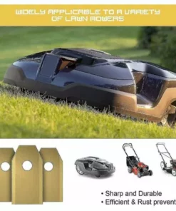 DONTODENT Lame De Couteau En Titane 30 Pièces Pour Husqvarna Automower, Gardena, Meec Silver- 10 DONTODENT Lame De Couteau En Titane 30 Pièces Pour Husqvarna Automower, Gardena, Meec Silver- -Débroussailleuse Soldes Magasin 67291614 4