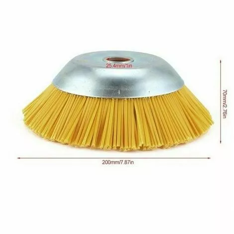 Tête De Débroussailleuse -Brosse Anti-mauvaises Herbes En Nylon Pour Débroussailleuse - Outil De Jardin - Tête De Débroussailleuse - Trou Intérieur 25,4 Mm -GALOZZOIT 4 Tête De Débroussailleuse -Brosse Anti-mauvaises Herbes En Nylon Pour Débroussailleuse - Outil De Jardin - Tête De Débroussailleuse - Trou Intérieur 25,4 Mm -GALOZZOIT – Image 2