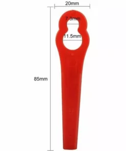 THSINDE Lot De 100 Lames En Plastique De Rechange Pour Lames De Coupe De Coupe-bordures Kit De Pièces De Moteur De Lame De Coupe Pour FRT18A FRT18A1 Art 46155 FRT20A1 Accessoires 9 THSINDE Lot De 100 Lames En Plastique De Rechange Pour Lames De Coupe De Coupe-bordures Kit De Pièces De Moteur De Lame De Coupe Pour FRT18A FRT18A1 Art 46155 FRT20A1 Accessoires -Débroussailleuse Soldes Magasin 67502935 3