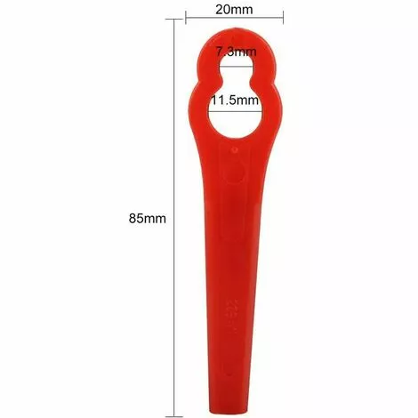 THSINDE Lot De 100 Lames En Plastique De Rechange Pour Lames De Coupe De Coupe-bordures Kit De Pièces De Moteur De Lame De Coupe Pour FRT18A FRT18A1 Art 46155 FRT20A1 Accessoires 5 THSINDE Lot De 100 Lames En Plastique De Rechange Pour Lames De Coupe De Coupe-bordures Kit De Pièces De Moteur De Lame De Coupe Pour FRT18A FRT18A1 Art 46155 FRT20A1 Accessoires – Image 3