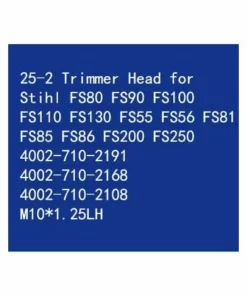 BF 1 Pièce Tête De Désherbage STIHL 25-2 Tête De Désherbage Tête De Tondeuse En Nylon Accessoires De Tondeuse à Gazon 9 BF 1 Pièce Tête De Désherbage STIHL 25-2 Tête De Désherbage Tête De Tondeuse En Nylon Accessoires De Tondeuse à Gazon -Débroussailleuse Soldes Magasin 67555550 4