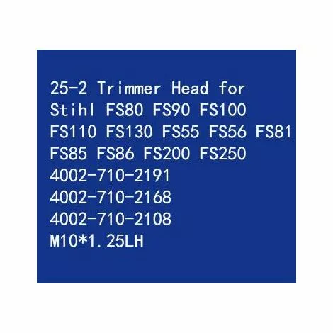 BF 1 Pièce Tête De Désherbage STIHL 25-2 Tête De Désherbage Tête De Tondeuse En Nylon Accessoires De Tondeuse à Gazon 6 BF 1 Pièce Tête De Désherbage STIHL 25-2 Tête De Désherbage Tête De Tondeuse En Nylon Accessoires De Tondeuse à Gazon – Image 4