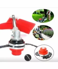 LLOVE Tondeuse à Gazon à Chaîne De Jardin, Débroussailleuse Pour Accessoires De Tondeuse à Gazon (rouge) 2PCS -Débroussailleuse Soldes Magasin 67631282 3