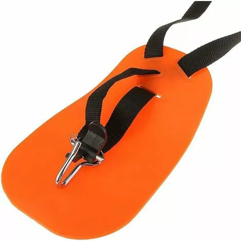 AOUGO Strimmer Double Bandoulière Harnais Ceinture Rembourrée Ceinture Pour Débroussailleuse Tondeuse Jardin Sécateur (Orange) 4 AOUGO Strimmer Double Bandoulière Harnais Ceinture Rembourrée Ceinture Pour Débroussailleuse Tondeuse Jardin Sécateur (Orange) – Image 2