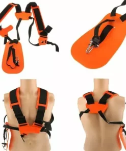 AOUGO Strimmer Double Bandoulière Harnais Ceinture Rembourrée Ceinture Pour Débroussailleuse Tondeuse Jardin Sécateur (Orange) 9 AOUGO Strimmer Double Bandoulière Harnais Ceinture Rembourrée Ceinture Pour Débroussailleuse Tondeuse Jardin Sécateur (Orange) -Débroussailleuse Soldes Magasin 67646019 3