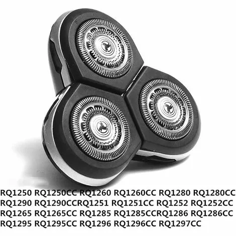 THSINDE Tête De Rasage Pour Philips RQ10 RQ12 Tête De Rasage De Rechange, Pour Philips Razor RQ1250, RQ1250CC, RQ1260, RQ1260CC, RQ1280, RQ1280CC, RQ1290, RQ1290CC, RQ1251 4 THSINDE Tête De Rasage Pour Philips RQ10 RQ12 Tête De Rasage De Rechange, Pour Philips Razor RQ1250, RQ1250CC, RQ1260, RQ1260CC, RQ1280, RQ1280CC, RQ1290, RQ1290CC, RQ1251 – Image 2