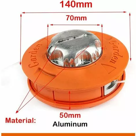 OSQI Bobine Fil Tete Debroussailleuse Universelle M10 X 1,25 Filetage à Gauche Pièces De Rechange Coupe Bordure (M10 X 1,25) 4 OSQI Bobine Fil Tete Debroussailleuse Universelle M10 X 1,25 Filetage à Gauche Pièces De Rechange Coupe Bordure (M10 X 1,25) – Image 2