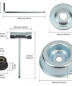 ENLENK Kit Ecrou Tete Debroussailleuse Universelle, Pour Débroussailleuse Thermique, Stihl, Echo, Ryobi Tete 8 ENLENK Kit Ecrou Tete Debroussailleuse Universelle, Pour Débroussailleuse Thermique, Stihl, Echo, Ryobi Tete -Débroussailleuse Soldes Magasin 67681371 2