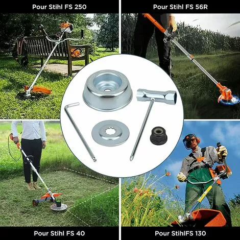 ENLENK Kit Ecrou Tete Debroussailleuse Universelle, Pour Débroussailleuse Thermique, Stihl, Echo, Ryobi Tete 7 ENLENK Kit Ecrou Tete Debroussailleuse Universelle, Pour Débroussailleuse Thermique, Stihl, Echo, Ryobi Tete – Image 5