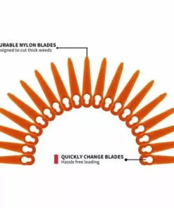 ENLENK Lame De 100 Pièces Pour Débroussailleuse, Lame En Plastique Pour Tondeuse Sans Fil 9 ENLENK Lame De 100 Pièces Pour Débroussailleuse, Lame En Plastique Pour Tondeuse Sans Fil -Débroussailleuse Soldes Magasin 67684544 3