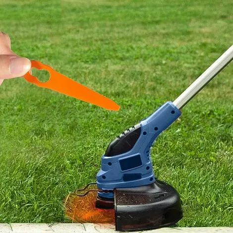 ENLENK Lame De 100 Pièces Pour Débroussailleuse, Lame En Plastique Pour Tondeuse Sans Fil 6 ENLENK Lame De 100 Pièces Pour Débroussailleuse, Lame En Plastique Pour Tondeuse Sans Fil – Image 4