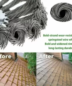 ECHOO Tête De Débroussailleuse Conique En Fil De Fer Noué Pour Tondeuse à Gazon - Plateau De Désherbage En Métal Pour Débroussailleuse (Diamètre Extérieur150mm, Trou Intérieur 25mm) -Débroussailleuse Soldes Magasin 67696718 5