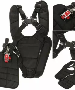 FLYME Ceinture Coupe-Bordures Noire Confort Double Bandoulière En Nylon Réglable Accessoires Pour Débroussailleuses Noir 11 X 4,7 X 3,6 Pouces -Débroussailleuse Soldes Magasin 67811620 4