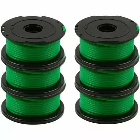 FLYME Lot De 6 Bobines Vertes Pour Débroussailleuses GL7033 GL8033 GL9035 A6482 -Débroussailleuse Soldes Magasin 67812896 1