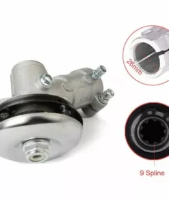 FLYME Renvoi D'angle Debroussailleuse 26mm /28mm, Tête D'engrenage Debroussailleuse Universelle Boîte De Vitesse De Tondeuse à Gazon Pour Coupe Herbe/Tronconneuse (28mm, Rond De 9 Dents) -Débroussailleuse Soldes Magasin 67813323 2