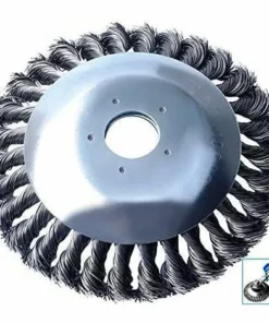 LLOVE Brosse De Désherbage à Tête De 6 "(150 Mm * 25,4 Mm) Pour L'élimination De La Mousse Et De La Rouille Des Joints De Pavage De Briques De Jardin