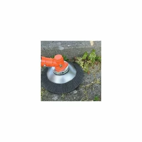 FLYME Tête De Débroussailleuse Brosse De Fil D'acier De Tête De Coupe-Herbe Pour Tondeuse à Gazon 4 FLYME Tête De Débroussailleuse Brosse De Fil D'acier De Tête De Coupe-Herbe Pour Tondeuse à Gazon – Image 2