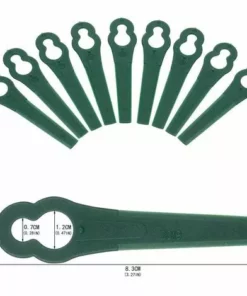 ECHOO Lames De Coupe En Plastique Non Fragiles De 83 Mm Pour Tondeuse à Gazon 100pcs 8 ECHOO Lames De Coupe En Plastique Non Fragiles De 83 Mm Pour Tondeuse à Gazon 100pcs -Débroussailleuse Soldes Magasin 67933358 2