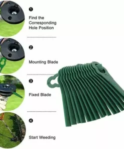 ECHOO Lames De Coupe En Plastique Non Fragiles De 83 Mm Pour Tondeuse à Gazon 100pcs 9 ECHOO Lames De Coupe En Plastique Non Fragiles De 83 Mm Pour Tondeuse à Gazon 100pcs -Débroussailleuse Soldes Magasin 67933358 3