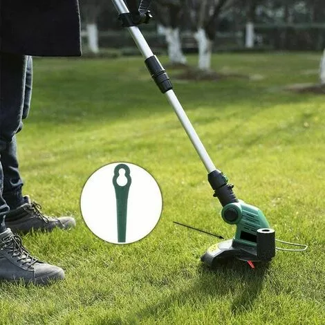 ECHOO Lames De Coupe En Plastique Non Fragiles De 83 Mm Pour Tondeuse à Gazon 100pcs 7 ECHOO Lames De Coupe En Plastique Non Fragiles De 83 Mm Pour Tondeuse à Gazon 100pcs – Image 5