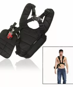 Jardin Piscine Harnais à Double Bandoulière Pour Débroussailleuse Tondeuse, Débroussailleuse Tondeuse Husqvarna Echo, Noir LangRay -Débroussailleuse Soldes Magasin 67959430 5