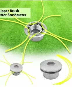 CESIèCLEFOU Tete Debroussailleuse Universelle, Tete Debroussailleuse 4 Fils, Aluminium Tete Fil Débroussailleuse Accessoire De Débroussailleuse Pour Tondeuse à Gazon, 72 X 44.5 Mm Lefou -Débroussailleuse Soldes Magasin 67993900 5