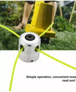 GRID COOL Tête De Débroussailleuse Universelle Aluminium Fils Tête Coupe-bordure Tête Double Fil Bobine Tête Fil Nylon Pour Tondeuse, 1 Têtes De Fil + 4 Fils 10 GRID COOL Tête De Débroussailleuse Universelle Aluminium Fils Tête Coupe-bordure Tête Double Fil Bobine Tête Fil Nylon Pour Tondeuse, 1 Têtes De Fil + 4 Fils -Débroussailleuse Soldes Magasin 68073258 4