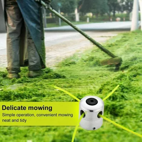 GRID COOL Tête De Débroussailleuse Universelle Aluminium Fils Tête Coupe-bordure Tête Double Fil Bobine Tête Fil Nylon Pour Tondeuse, 1 Têtes De Fil + 4 Fils 7 GRID COOL Tête De Débroussailleuse Universelle Aluminium Fils Tête Coupe-bordure Tête Double Fil Bobine Tête Fil Nylon Pour Tondeuse, 1 Têtes De Fil + 4 Fils – Image 5