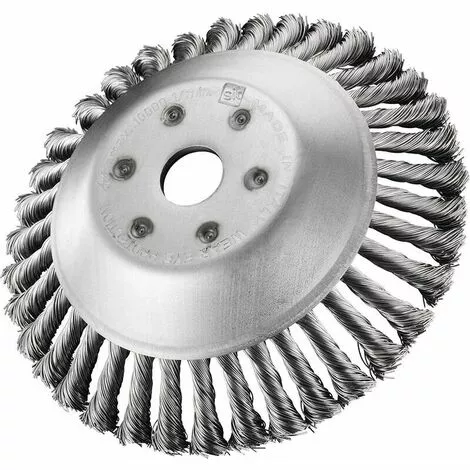 GRID COOL Brosse à Mauvaises Herbes Pour Débroussailleuse 25,4 Mm X 200 Mm 3 GRID COOL Brosse à Mauvaises Herbes Pour Débroussailleuse 25,4 Mm X 200 Mm