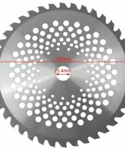 Lame De Débroussailleuse Lames De Scie à Bois De 40 Dents 1'' Diamètre De L'alésage 10'' Lames à Pointe En Carbure Pour L'herbe De Jardin 1,5 X 255 X 25,4mm 13Treize -Débroussailleuse Soldes Magasin 68083398 2