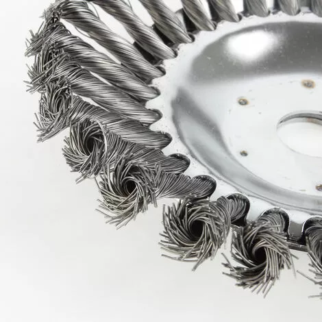 HEGUYEY Tête De Débroussailleuse Conique En Fil D'acier Solide Noué De 200 Mm Pour Tondeuse à Gazon - Jardin Et Mauvaises Herbes Weedin 5 HEGUYEY Tête De Débroussailleuse Conique En Fil D'acier Solide Noué De 200 Mm Pour Tondeuse à Gazon - Jardin Et Mauvaises Herbes Weedin – Image 3