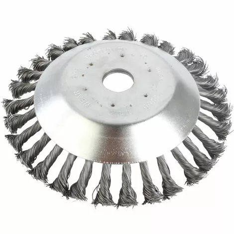 HEGUYEY Tête De Débroussailleuse Conique En Fil D'acier Solide Noué De 200 Mm Pour Tondeuse à Gazon - Jardin Et Mauvaises Herbes Weedin 7 HEGUYEY Tête De Débroussailleuse Conique En Fil D'acier Solide Noué De 200 Mm Pour Tondeuse à Gazon - Jardin Et Mauvaises Herbes Weedin – Image 5