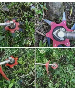 HELLO KITTY BAIN 1 Pièce Six Lames Tête De Coupe Tête D'herbe Tondeuse à Gazon Accessoires Débroussailleuse Lame Universelle Désherbage Coupe-herbe -Débroussailleuse Soldes Magasin 68315639 5