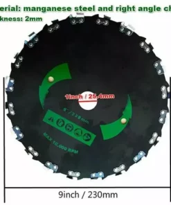 20 Dents 9 Pouces Tondeuse à Gazon Scie Lame D'arbre Frappé Petit Bois De Bambou électrique Désherbeur Accessoires HANBING 9 20 Dents 9 Pouces Tondeuse à Gazon Scie Lame D'arbre Frappé Petit Bois De Bambou électrique Désherbeur Accessoires HANBING -Débroussailleuse Soldes Magasin 68322148 3
