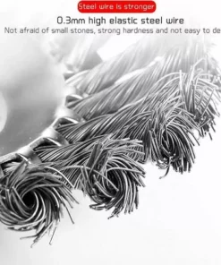 6 Pouces 150mm Brosse De Désherbage Bol Type Torsion Fil Roue Pelouse Jardin Outils Agricoles Débroussailleuse HANBING -Débroussailleuse Soldes Magasin 68322156 3