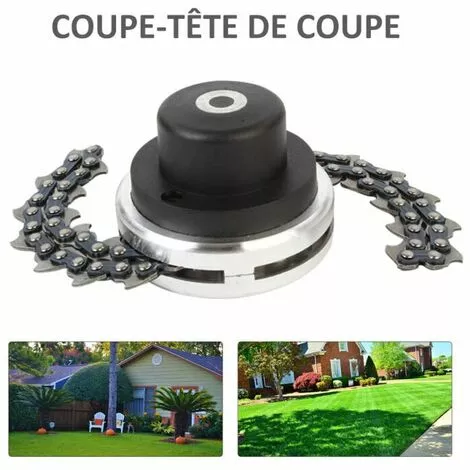 Tête De Débroussailleuse à Chaîne (joint Universel) Accessoires De Débroussailleuse Pour Tondeuse à Gazon HANBING 4 Tête De Débroussailleuse à Chaîne (joint Universel) Accessoires De Débroussailleuse Pour Tondeuse à Gazon HANBING – Image 2