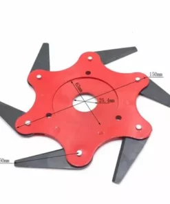 QERSTA Tête De Débroussailleuse En Métal à 6 Dents - Tête De Tondeuse à Gazon De Jardin 2 Commandes - Lame Rouge, Noire 7 QERSTA Tête De Débroussailleuse En Métal à 6 Dents - Tête De Tondeuse à Gazon De Jardin 2 Commandes - Lame Rouge, Noire -Débroussailleuse Soldes Magasin 68488065 2