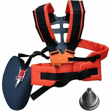 GRID COOL Double Sangle Rembourré Pour Débroussailleuse Tondeuse Ceinture En Nylon Durable Réglable Pour Débroussailleuse Jardin 3 GRID COOL Double Sangle Rembourré Pour Débroussailleuse Tondeuse Ceinture En Nylon Durable Réglable Pour Débroussailleuse Jardin