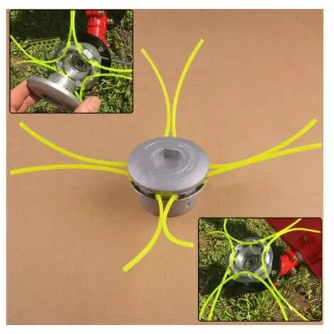 GRID COOL Tête De Débroussailleuse Universelle, Tête Coupe-bordure En Aluminium Fils Pour Débroussailleuse à Essence Tondeuse à Gazon A 5 GRID COOL Tête De Débroussailleuse Universelle, Tête Coupe-bordure En Aluminium Fils Pour Débroussailleuse à Essence Tondeuse à Gazon A – Image 3