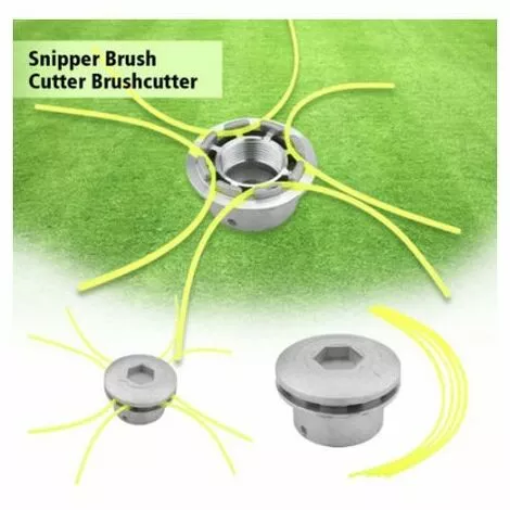 GRID COOL Tête De Débroussailleuse Universelle, Tête Coupe-bordure En Aluminium Fils Pour Débroussailleuse à Essence Tondeuse à Gazon A 6 GRID COOL Tête De Débroussailleuse Universelle, Tête Coupe-bordure En Aluminium Fils Pour Débroussailleuse à Essence Tondeuse à Gazon A – Image 4