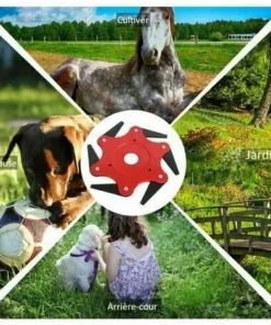 Cisea Tete De Coupe, 6 Dents, Outil De Mangeur D'Herbe 9 Cisea Tete De Coupe, 6 Dents, Outil De Mangeur D'Herbe -Débroussailleuse Soldes Magasin 68583309 3