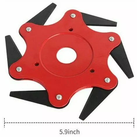 Cisea Tete De Coupe, 6 Dents, Outil De Mangeur D'Herbe 6 Cisea Tete De Coupe, 6 Dents, Outil De Mangeur D'Herbe – Image 4