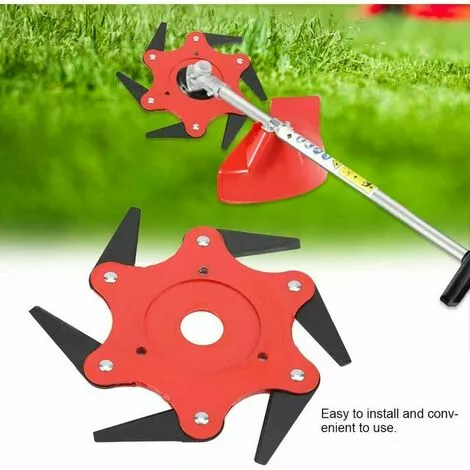 Cisea Tete De Coupe, 6 Dents, Outil De Mangeur D'Herbe 7 Cisea Tete De Coupe, 6 Dents, Outil De Mangeur D'Herbe – Image 5